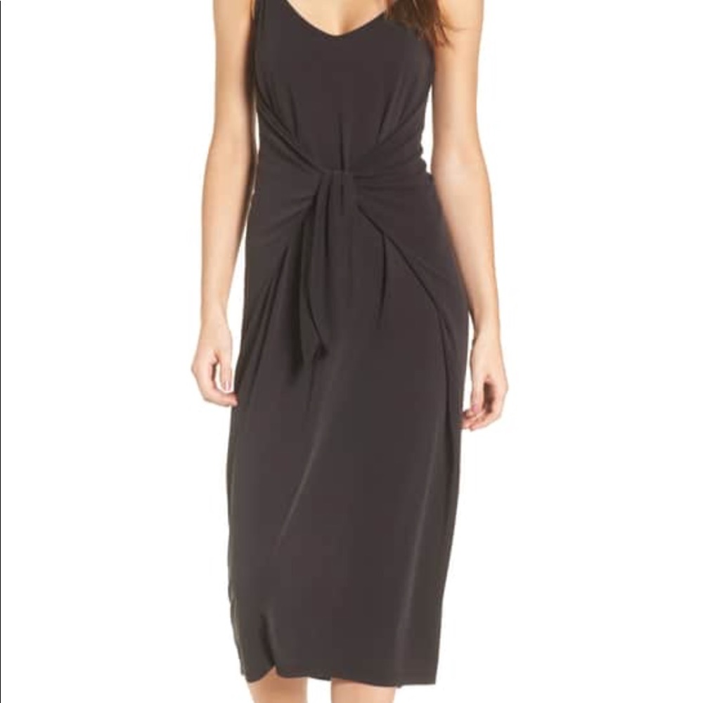 Lush Knotted Midi Dress